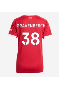 Liverpool Ryan Gravenberch #38 Voetbaltruitje Thuis tenue Dames 2025-26 Korte Mouw